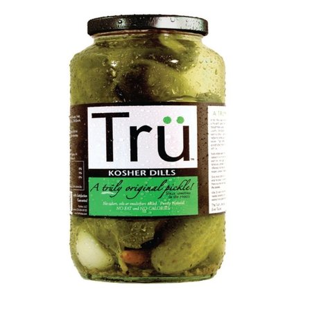 TRU PICKLES Original Kosher Dill Pickles 24 oz Jar 3698